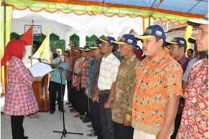 Pelantikan pengurus POSDAYA Desa Sukadana.